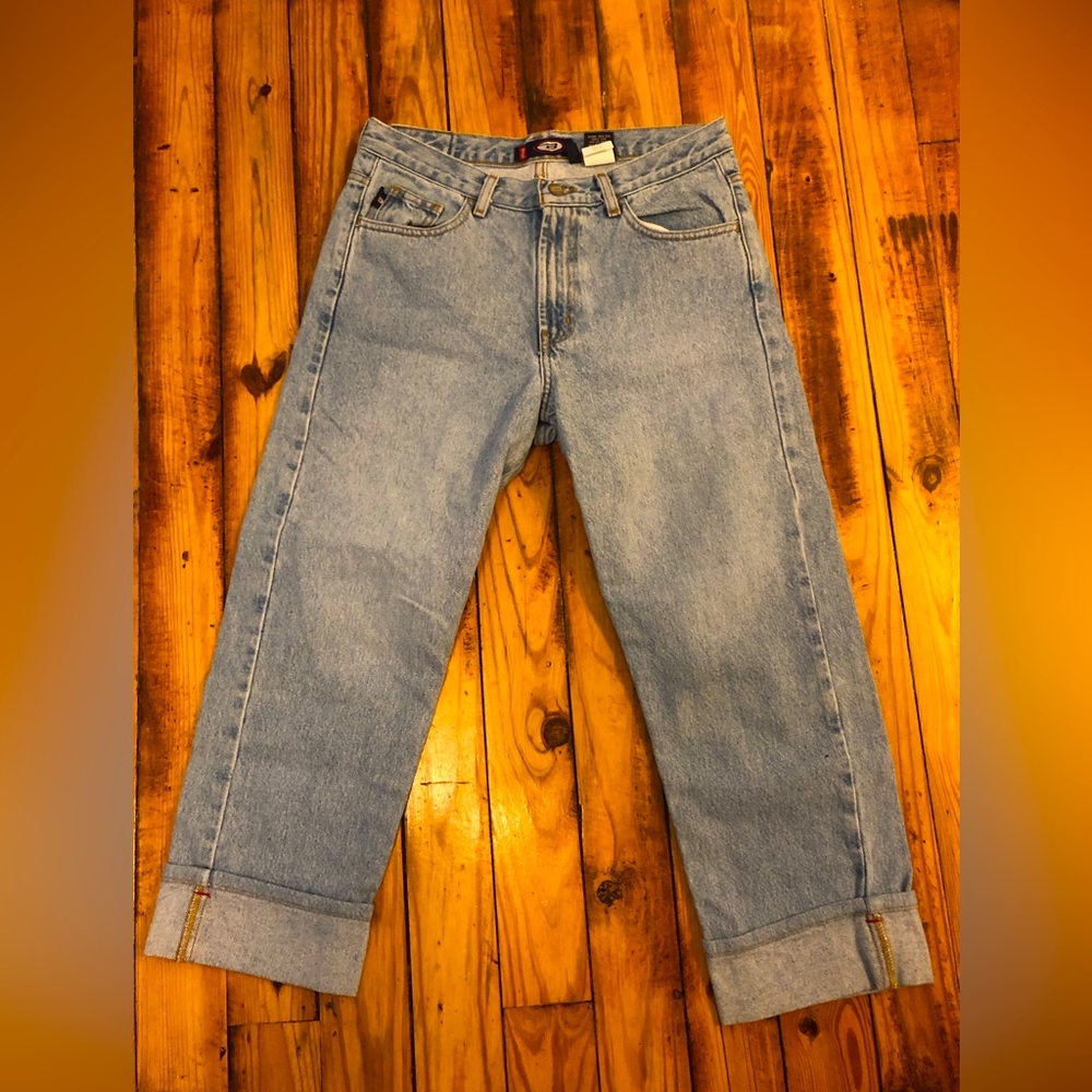 Bongo cropped cuffed jeans - size 9